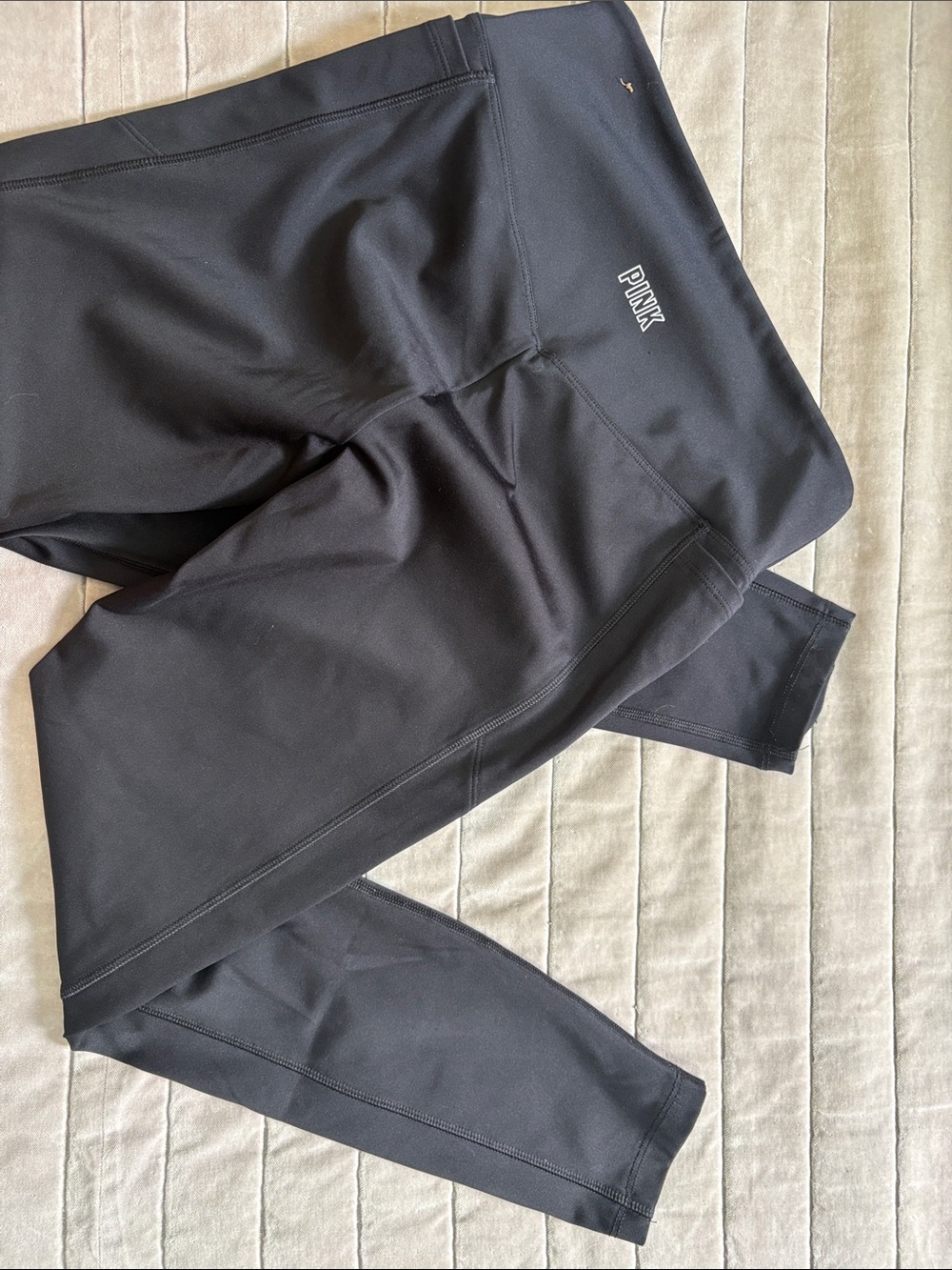 PINK Victoria's Secret Black High-Rise Performance Leggings
